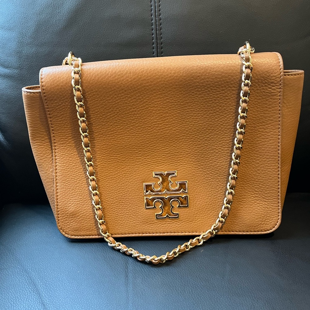 Tory Burch Brown Chain Bag